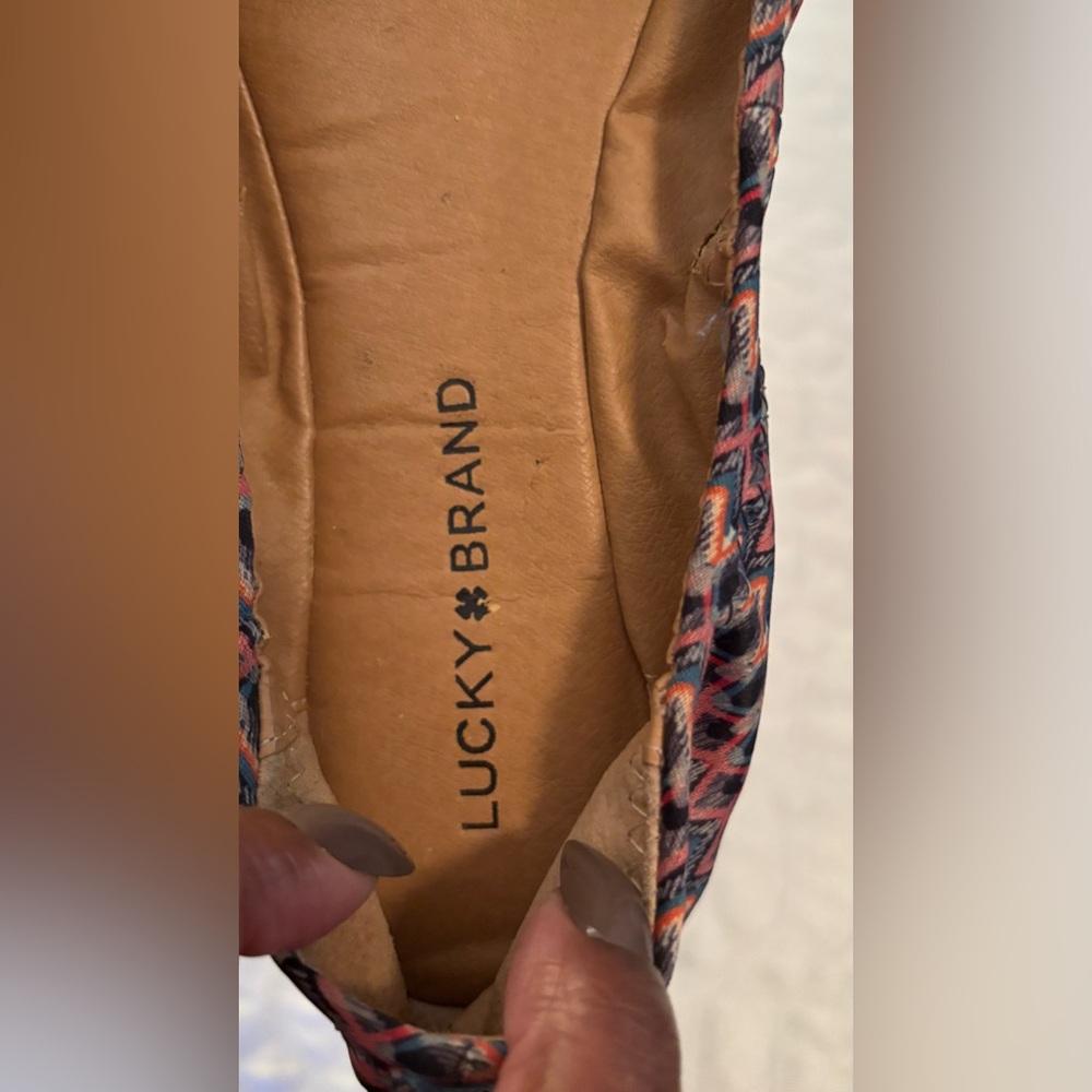 Lucky Brand Multicolor Patterned Flats - image 4